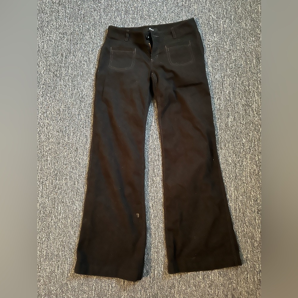 Black bell bottom jeans